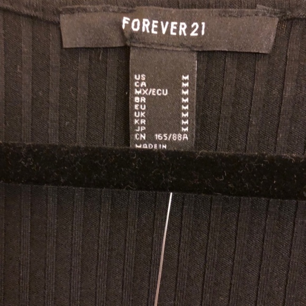 Forever 21 Ribbed V-neck‎ T-shirt Dress NWT - Picture 5 of 5
